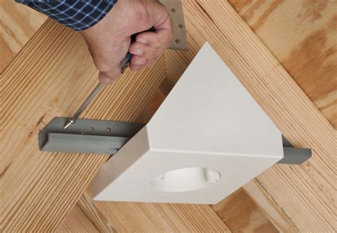 cathedral ceiling electrical boxes|cathedral ceiling fan box.